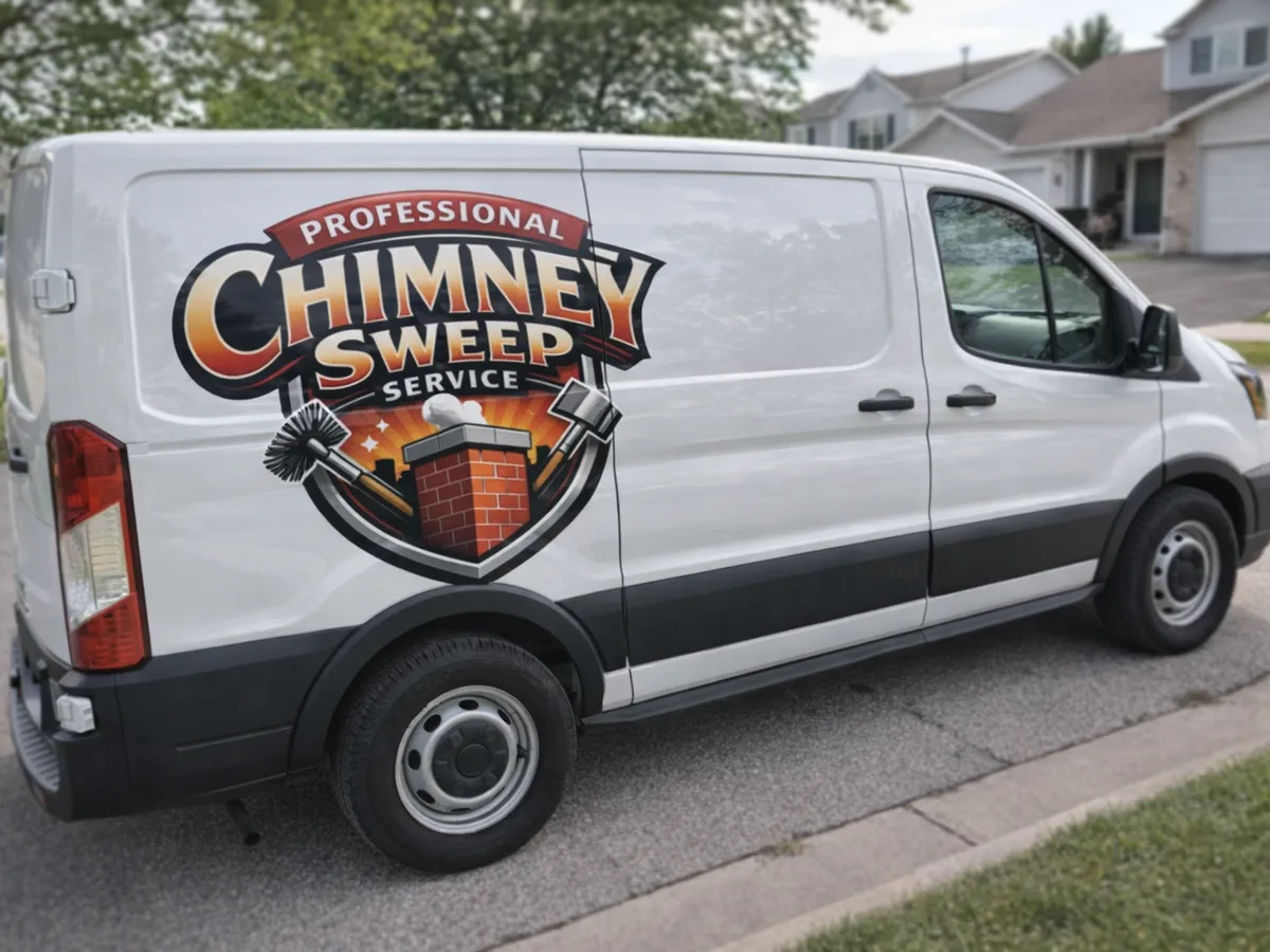 Service van arriving on a Prospect Heights, IL street — local same-day coverage